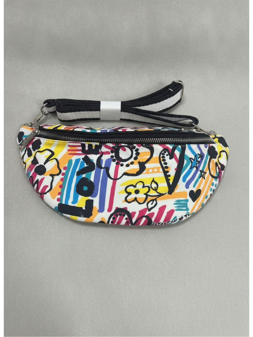 Brighton Multicolor Graffiti Print Belt Bag Fanny Pack NWOT